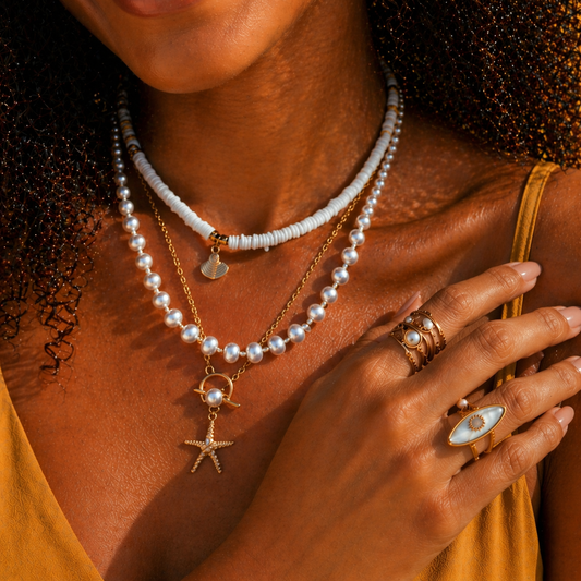 Seastar Pearl Necklace