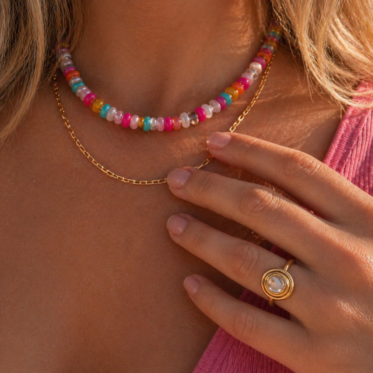 Golden Honey Ring
