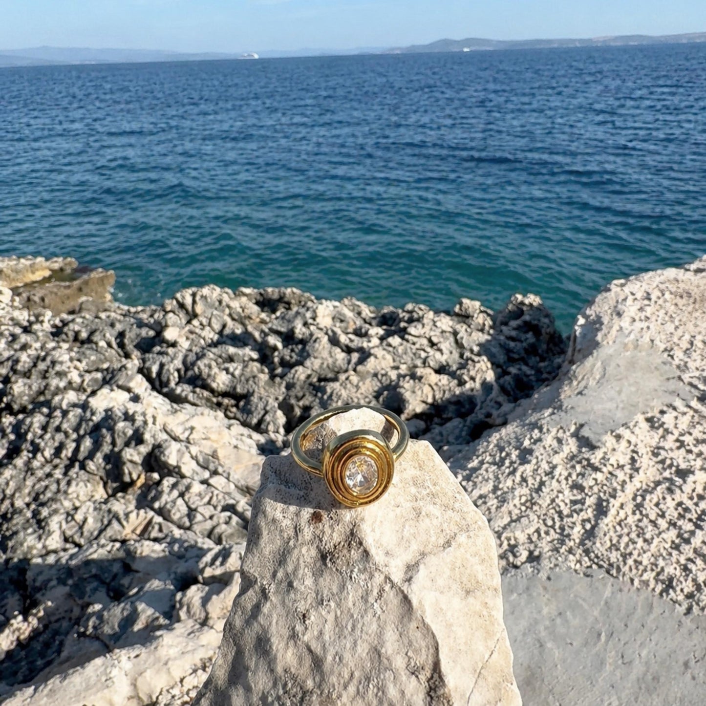 Golden Honey Ring